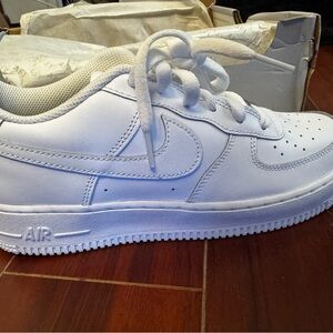 Nike Air Force 1 White Sneakers size 7